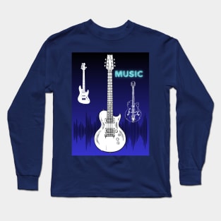 Music Guitar Long Sleeve T-Shirt